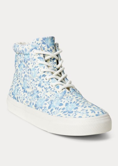 Polo Ralph Lauren Bryn High-Top Sneakers Dame Danmark (WPZAF0857)